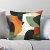 Aards Decor Olijfgroen Roestkleuren Kussensloop Polyester Linnen Fluweel Bedrukt Decoratief Sierkussenhoes Auto Stoelkussenhoes 18"