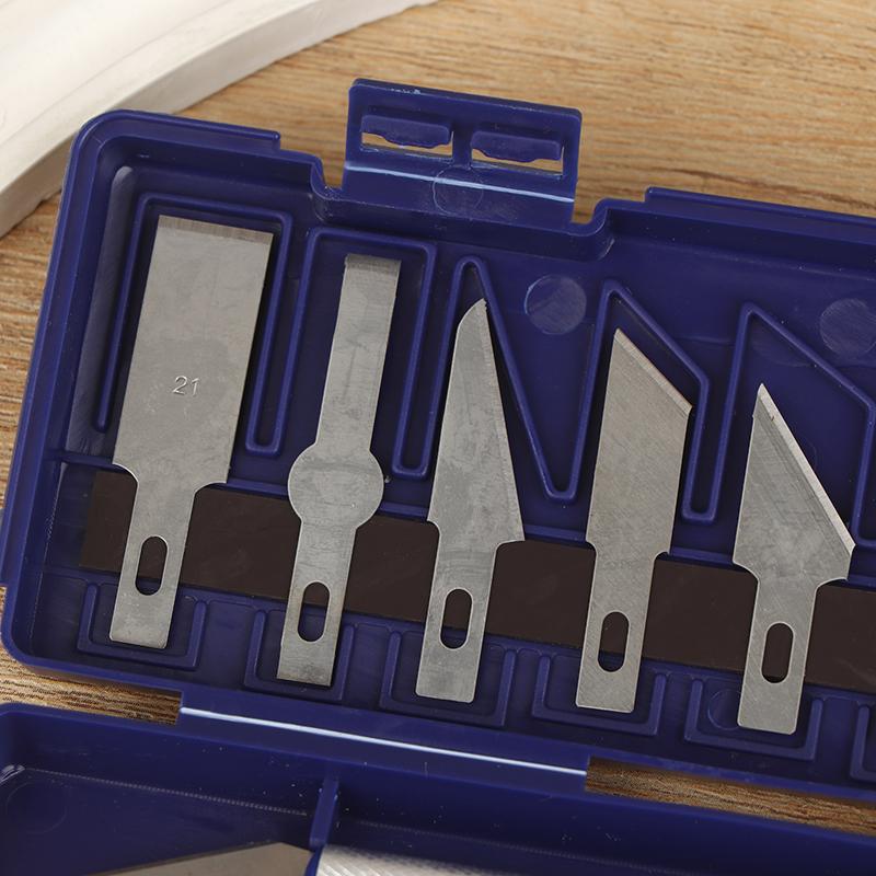 13Pcs Aluminum Alloy Carving Knives Precision Blades For Paper Cuttings Film Applications And Diy Craft Carving Sculpture Paper