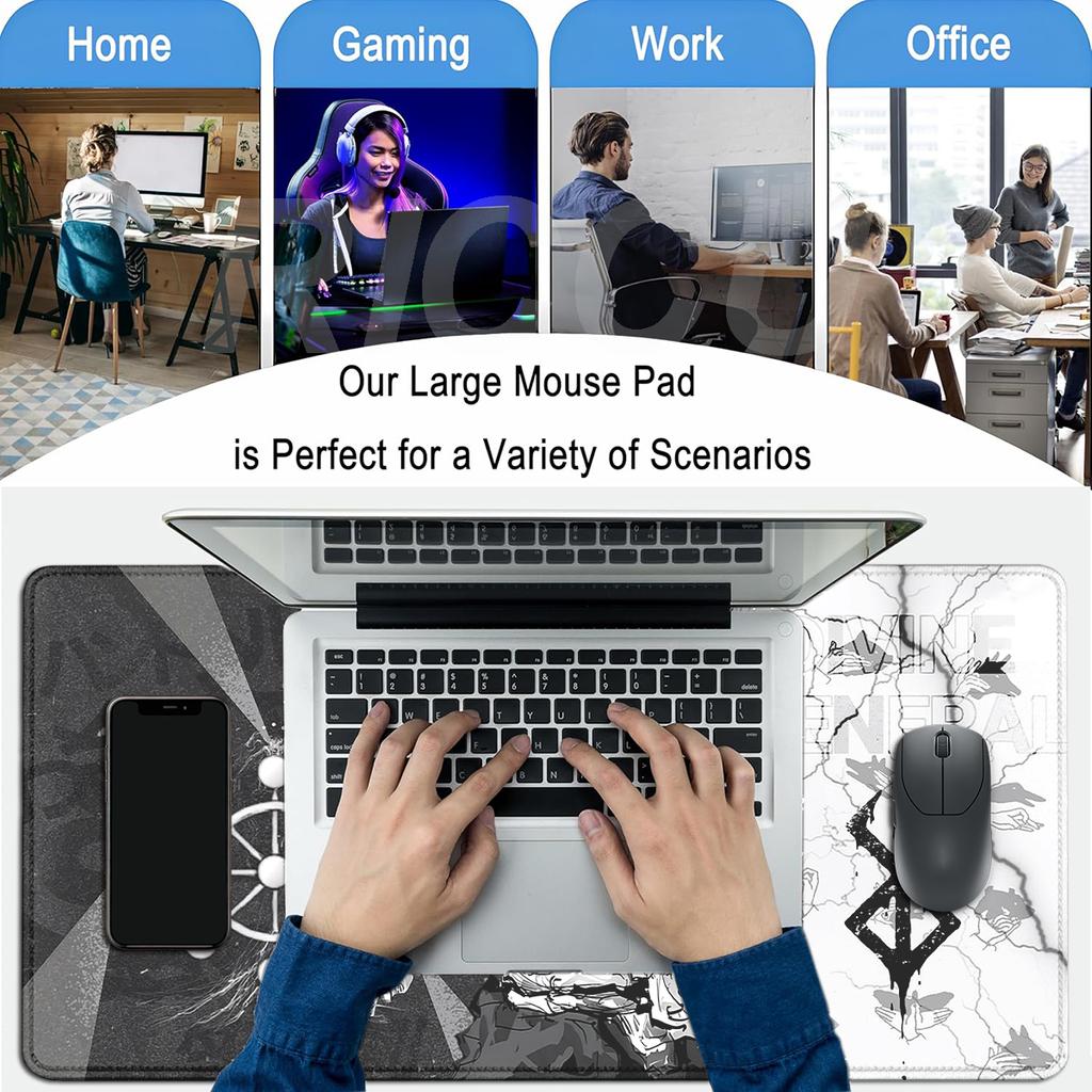 Anime Jujutsu Kaisen Mouse Pad Gojo Satoru Large Size Gaming Carpet Gamer Non-slip Mechanical Keyboard Mats Lock-edge Rubber Rug