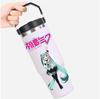 Tazza termica in acciaio inossidabile da 30 oz, stampa Anime Hatsune Miku, colore solido semplice, tazza per acqua, isolamento termico, tazza fredda per ghiaccio, regalo per bambini