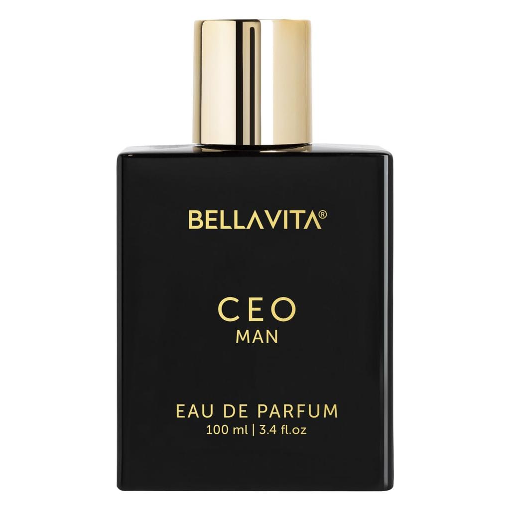 Bella Vita Luxury CEO MAN Parfüm 100ml | Langanhaltend | Eau De Parfum | Zitrone, Lavendel, Tonkabohne, Mandarine & Vetiver | Holzig, Zitrus Premium Duft