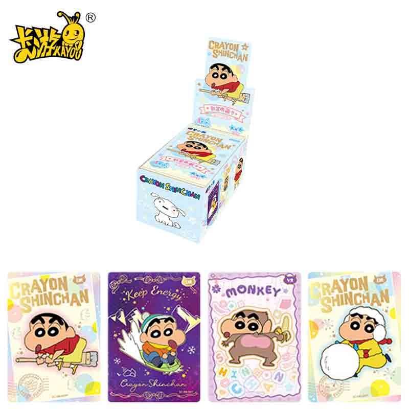 Genuine Crayon ShinChan Card Nohara Shinnosuke Nohara Shiro Animation Cartoon Collection Card Peripheral Toy Gift