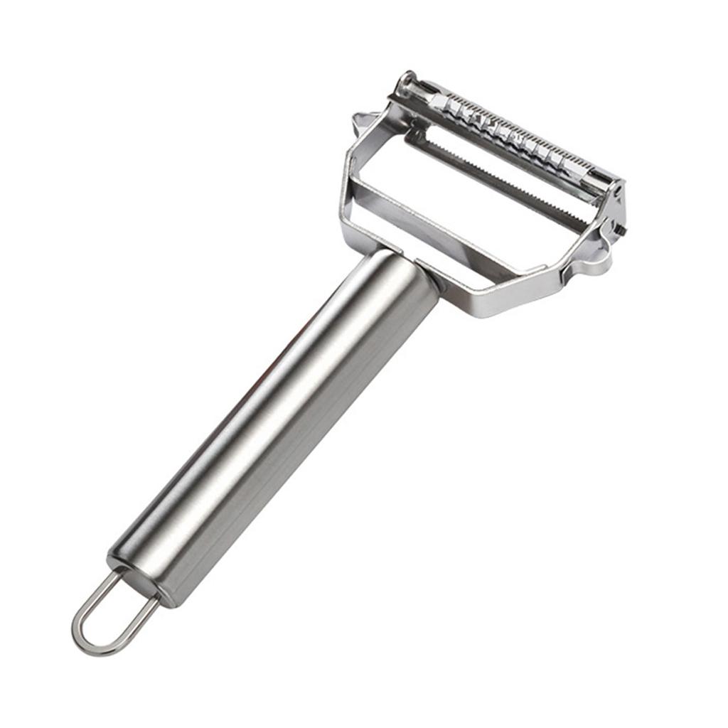 Kitchen Peeler Stainless Steel Double Sided Multifunctional Practical Sturdy Vegetable Fruit Peeler for Home
