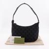 GUCCI Horsebit Slim Small Shoulder Shoulder Bag 774719 GG black denim Women Used