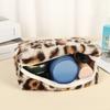 Large Capacity Women's Cosmetic Pouch Soft Cosmetic Storage Organizer Plush Makeup Bags  Ladies