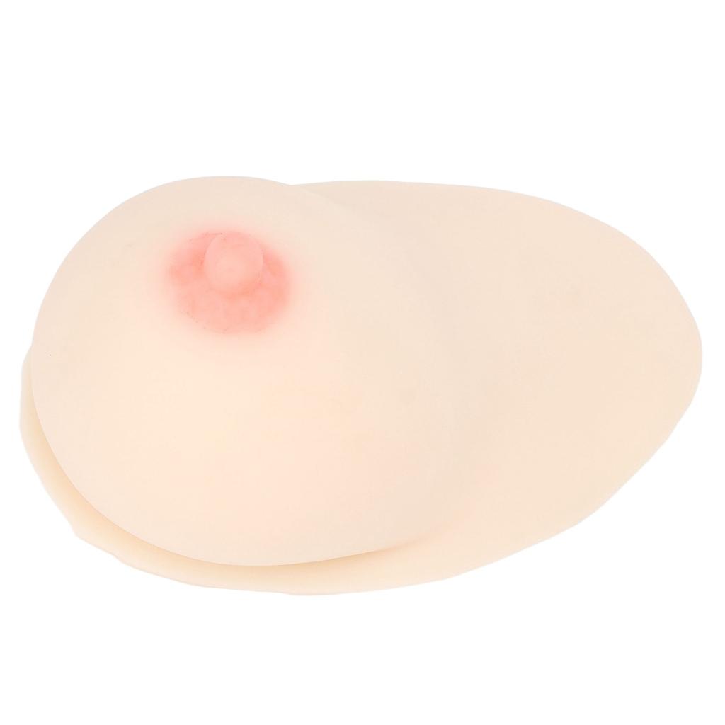 Human Breast Model Soft Silicone Female Breast Model for Lactation Teaching Nursing Training Large Size