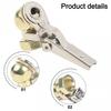 Ball Tire Connector Hose Barb Clip Tire Inflator Valve Copper Construction