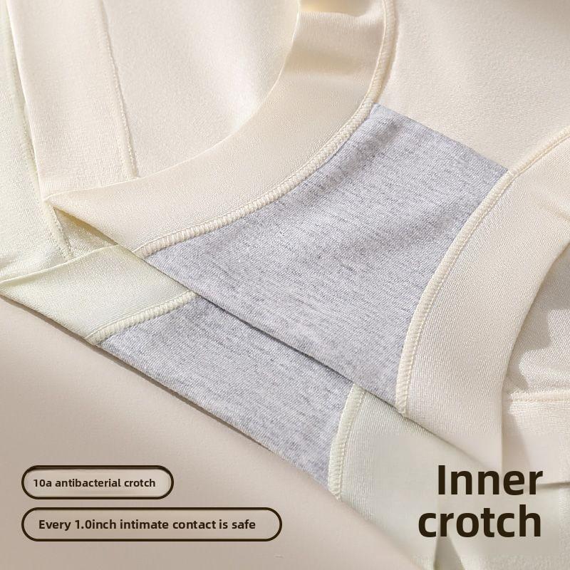 Ladies Spring and Autumn Sweet Pure Cotton 10A Antibacterial Comfortable Skin Friendly Waist Triangle Briefs