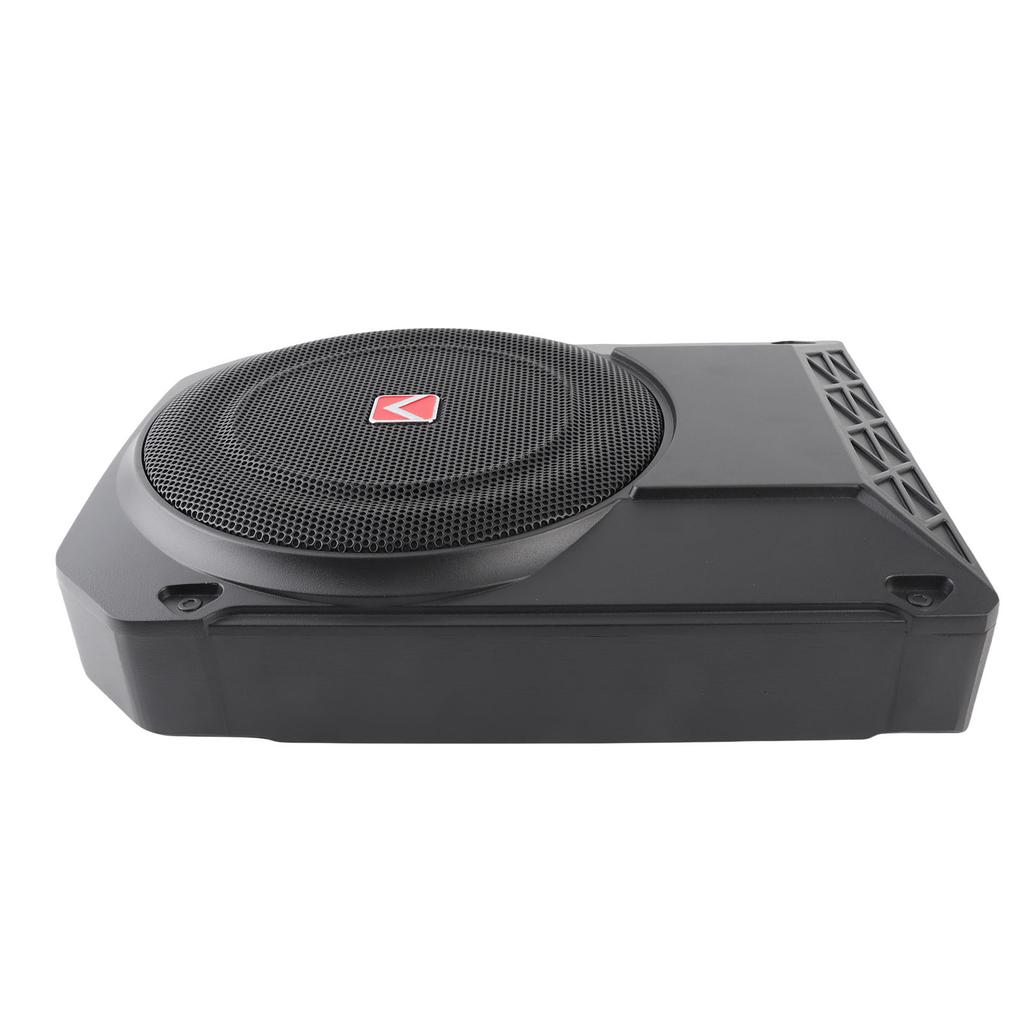 10 Inch Active Subwoofer Ultra Thin 800W 2.5 Ohms Under Seat Powered Car Subwoofer with Controller for Vehicle Sound