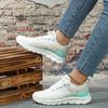 Flying Woven Platform Sports Shoes Soft Sole Comfortable Casual Shoes Four Seasons Breathable Lightweight Outdoor Running Shoes