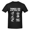 Things I Do In My Spare Time Deers Breathable Tshirt Casual And Relaxed Trendy And Personalized Tees