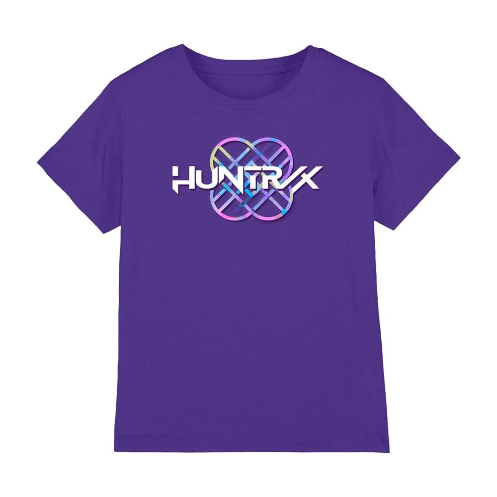 

Мисливці на демонів K-Pop - Huntrix Huntr/X Пастельний логотип Дитяча футболка, Фіолетовий 140