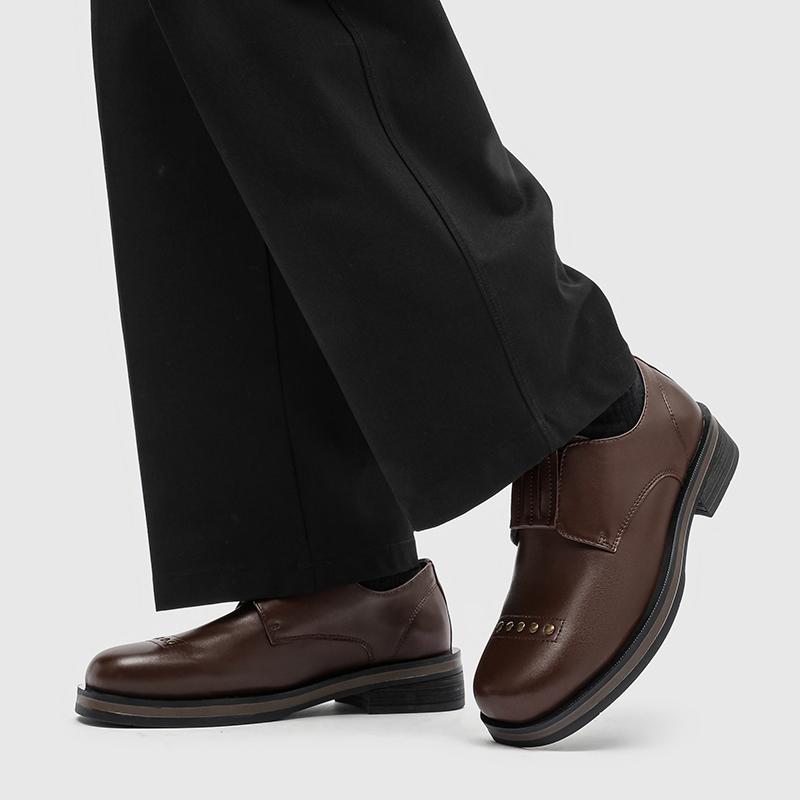 Fashion Luxury designer men's leather shoes Trendy comfortable daily style Work office Leisure Business height increasing shoes New