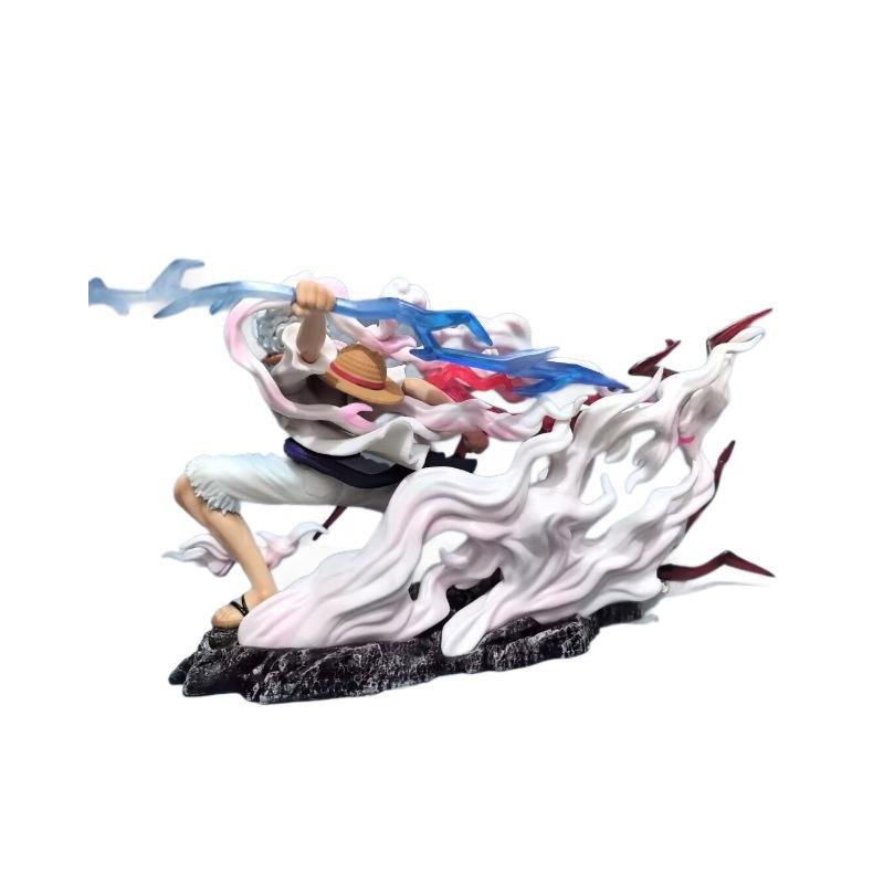 15cm One Piece Nika Luffy Statue Gear Sun God Awakening Dynamic Action Pose Anime Figure Collectible Model 5 Poseable Articulated Scale Detailed