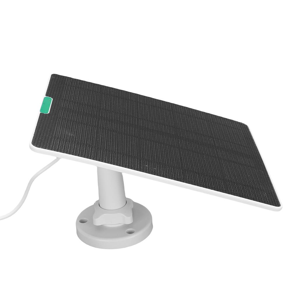 Solar Panel Charger 10W ETFE and Monocrystalline Silicon High Temperature Proof DC3.5 Interface Camera Doorbell Solar