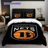 Brooklyn Basketball Brilliance Bedding(1 * duvet cover + 2 * pillowcase, without core)Christmas birthday gift Soft and comfortable Bedding set