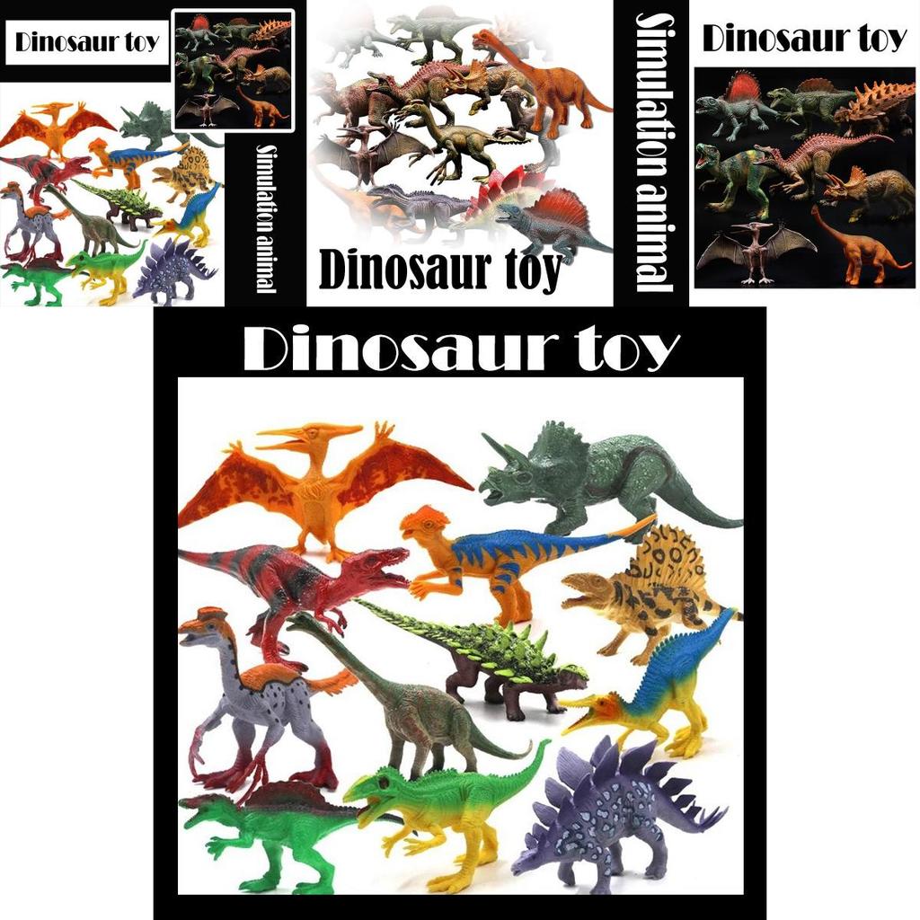 Solid Dinosaur Model Toy For Kids Ideal For Home Decor And Imaginative Play