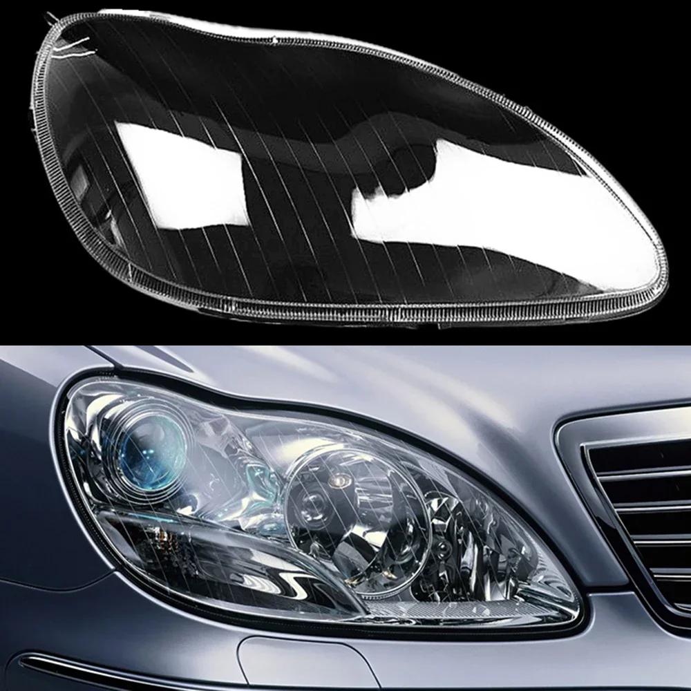 MWX2 Car Front Headlight Lens Cover Headlamp Lampshade Glass Lamp Shell For Mercedes-Benz W220 S600 S500 S320 S350 S280 1998-2005