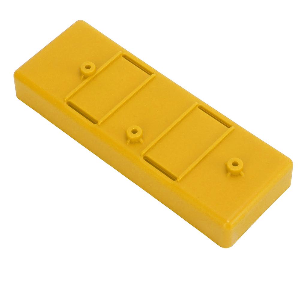 RC Plastic Battery Box Professional RC Battery Box Bracket Compatible for SCX10 D90 90046 Universal RC Vehicles Yellow