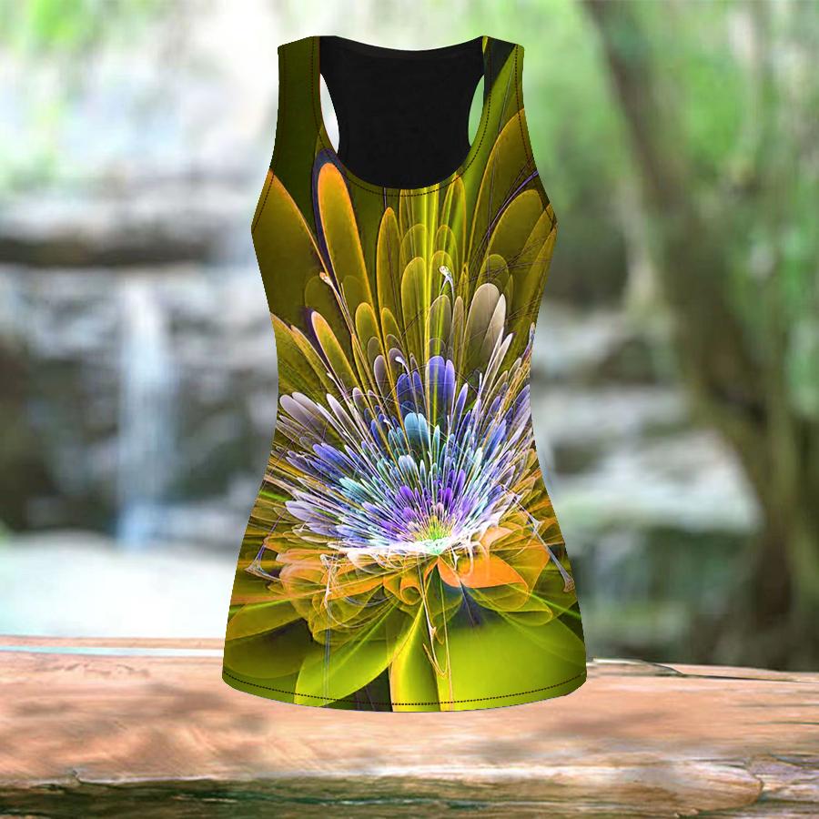 3D Crystal Lotus Print Women Workout Yoga Gym Printed Summer Sport Shirts Plus Size Vests