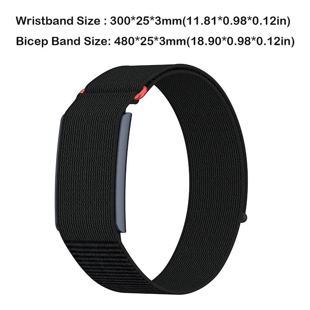 Nylon Sport Band Bicep Band Adjustable Loop Design Replacement Wristband Breathable for Amazfit Helio Strap