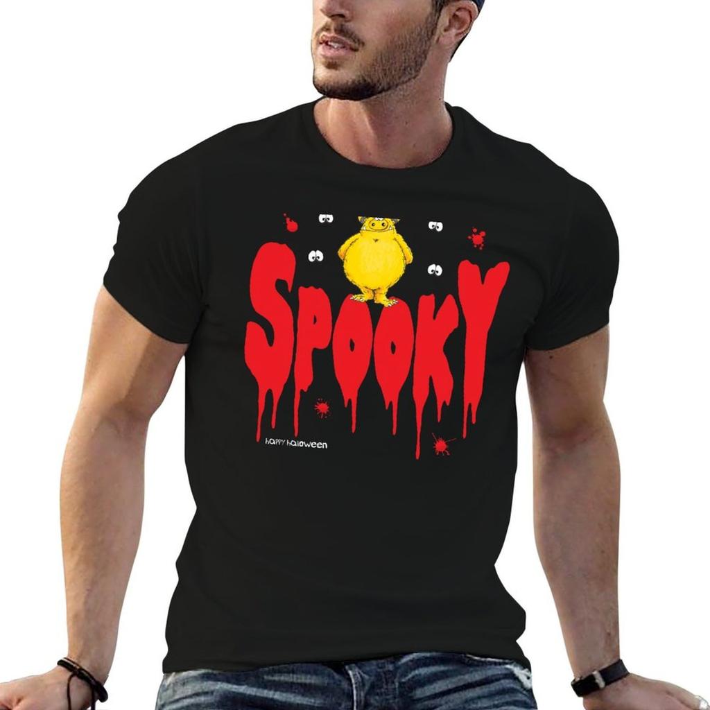 Spooky Tshirt Casual Graphic Print Tee