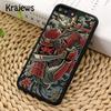 Krajews Japan Samurai Art For iPhone 17 Air 16 Phone Case Cover 15 14 Plus 12 13 Pro Max Coque