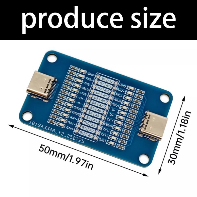 Portable Type C Connector Diagnostic Tool with LED Display For Pin Fault Detection And Cable Maintenance