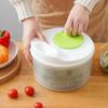 Multifunction Salad Spinner Lettuce Dryer Manual Vegetable Drainer Crisper Strainer for Washing Drying Leafy Kitchen Accesosries