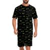 Men's Halloween Loungewear Pajama Set, Comfortable Sleepwear for Holiday Relaxation