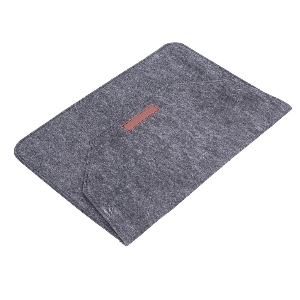 Laptop Hülle Tasche Schwarz Filz Notebook Computer Schutzhülle Zubehör für MacBook15.4in