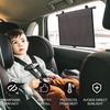 Car Sun Shade Side Window, Retractable Car Roller Shades For Side Window Blocks Harmful Sun Glare And Heat