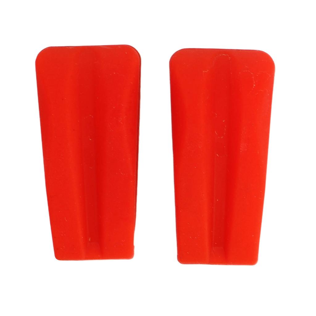 2Pcs Archery Bow Shock Absorber Rubber Noise Vibration Reduction Lightweight Bright Color Bow String Groove Damper Red
