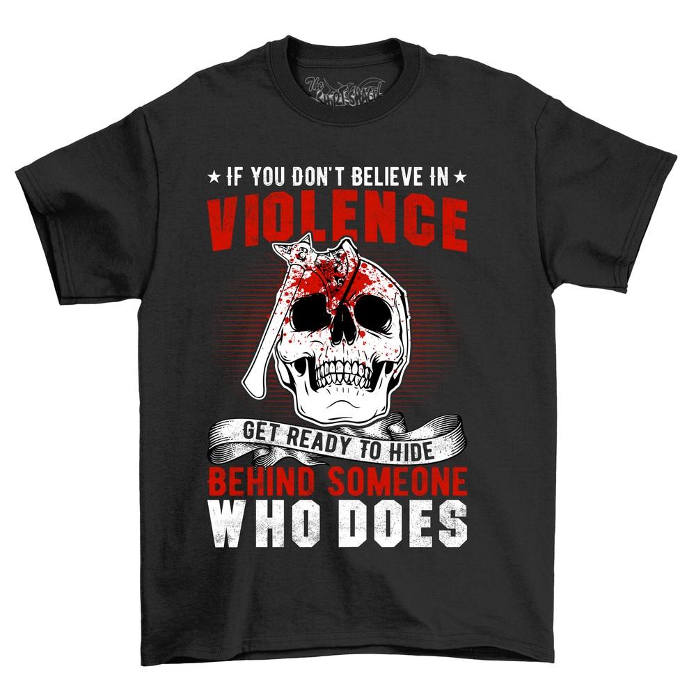 

Get Ready To Hide Behind Someone t-shirt - Funny, Spooky, and Sharp! Unisex Prin 2XL