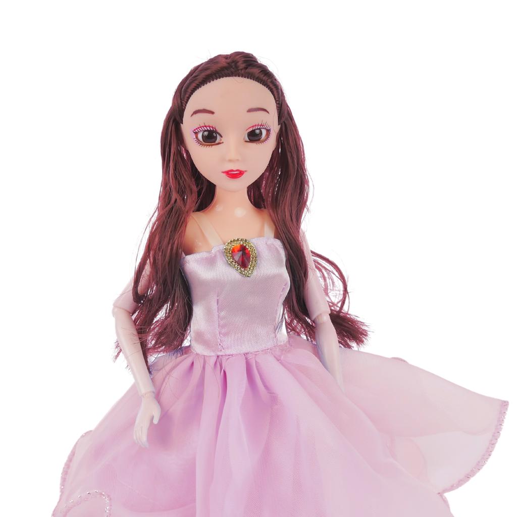 Battery Operated Princess Doll in Pink Dress Dancing Light Sound