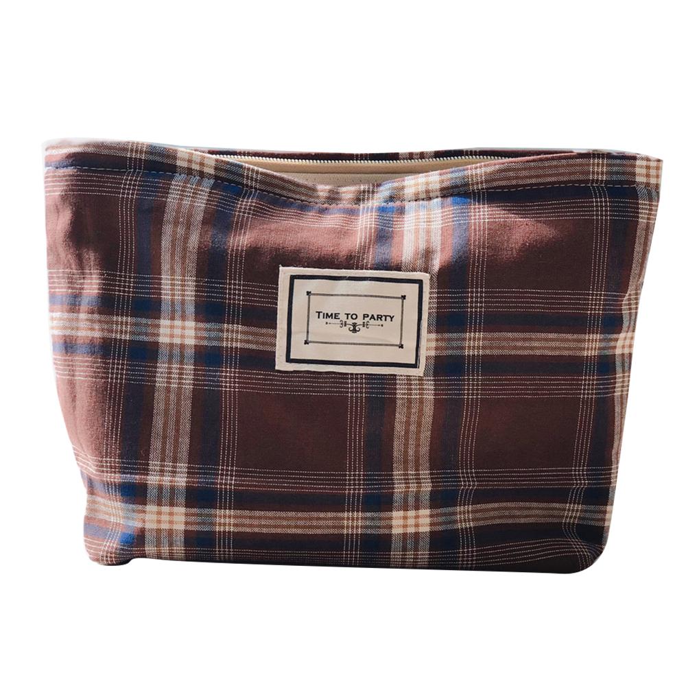 427 Cotton Makeup Storage Pouch Anti-Wear Toiletries Women Teen Girls Cosmetic Organizer Travel Hand Bag