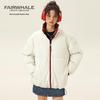 Mark Fairwhale Women's Stand-Collar Color Block Puffer Jacket