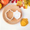 Festival Thanksgiving Themed Plastic Cookie Molds Set Includes Turkey Maples Leaf Chestnut Pumpkin Shape For Handmade Cookie