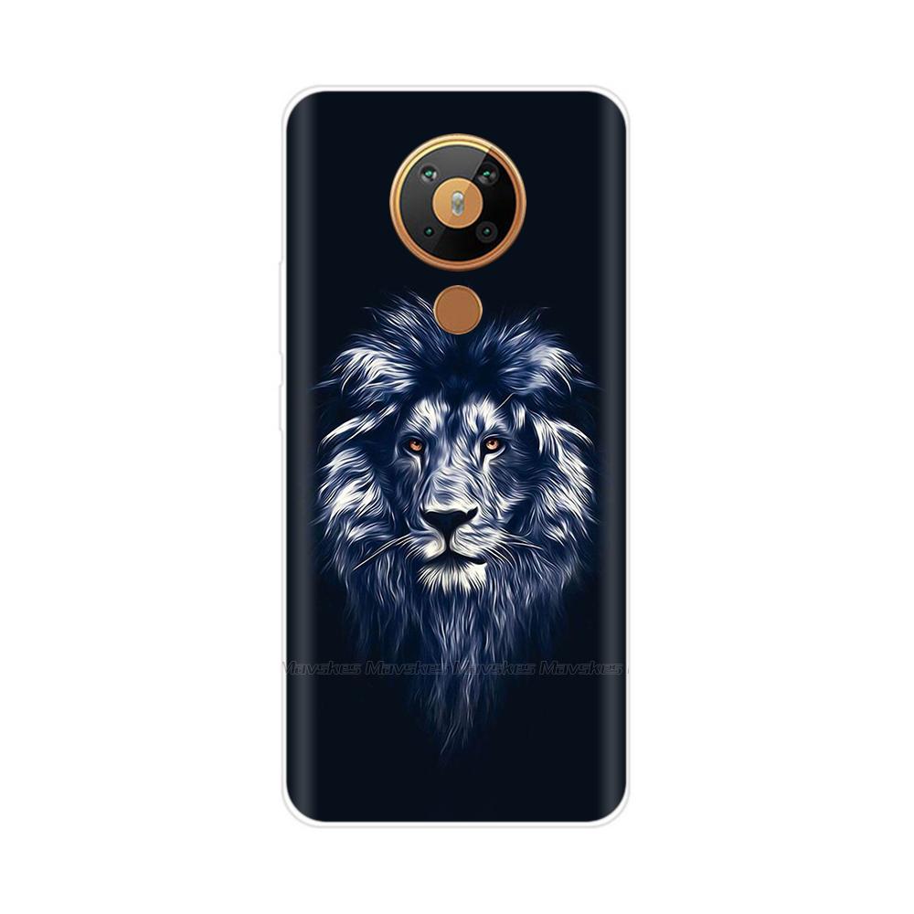 For Nokia 5.3 Case Transparent Phone Case Printing Bumper For Nokia 5.3 Nokia5.3 Case Back Cover 6.55'' TPU Soft Silicone Shells