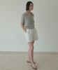 Lingseoul Open Collar Cotton Knit-Mint