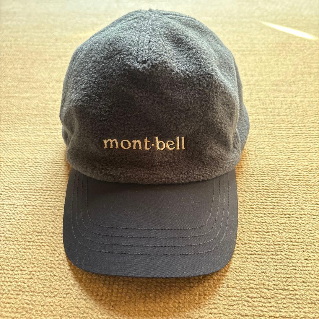 Used mont-bell fleece cap navy