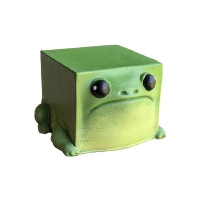 Lustige Harz Frösche Block Desktop Dekoration Tier Skulptur Modell Figur Für Kreative Wohnungen Schlafzimmer Dekorationen Enthusiast