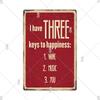 Funny Quote Sarcastic Vintage Posters Life Tin Sign Retro Plaque Metal Plate Wall Art Decor for Home Garden Courtyard Room Gift