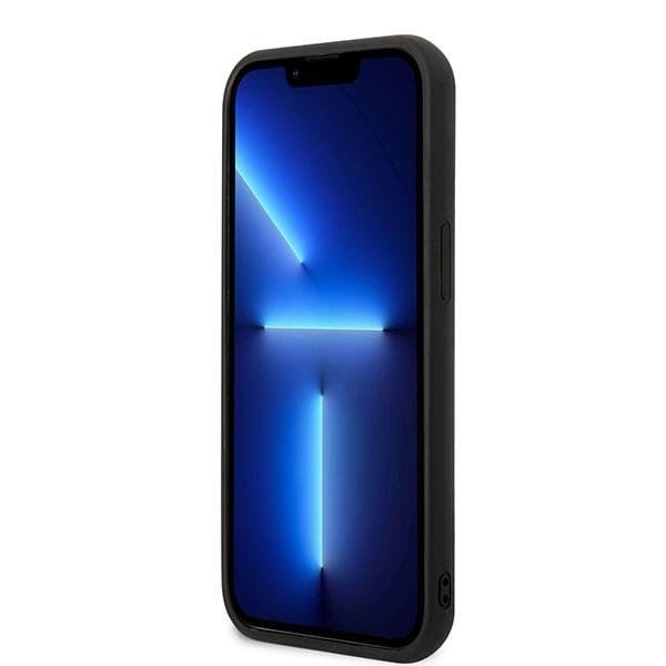 Custodia per iPhone 13 Pro Max Karl Lagerfeld Ikonik Patch Nera