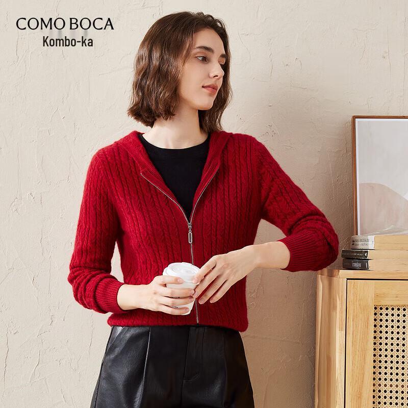 

Женский кашемировый кардиган с капюшоном Comon Boca XL