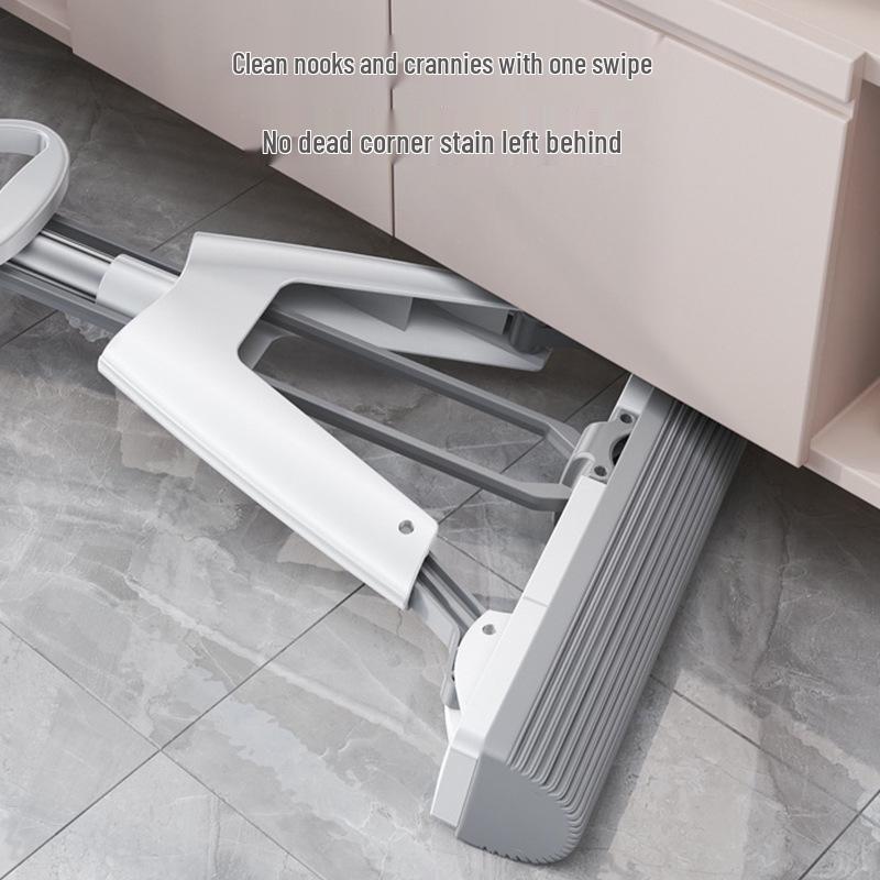 28cm Verdickter Faltbarer Schwammroller-Mopp mit Freihändiger Auspressfunktion