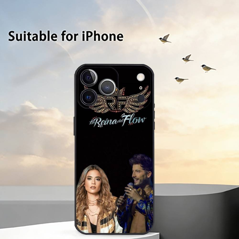 Queen of Flow La-Reina-Del-Flow Phone Case Silicone Soft For IPhone 17 16 15 14 13 12 11 X XR Plus Pro Max Plus