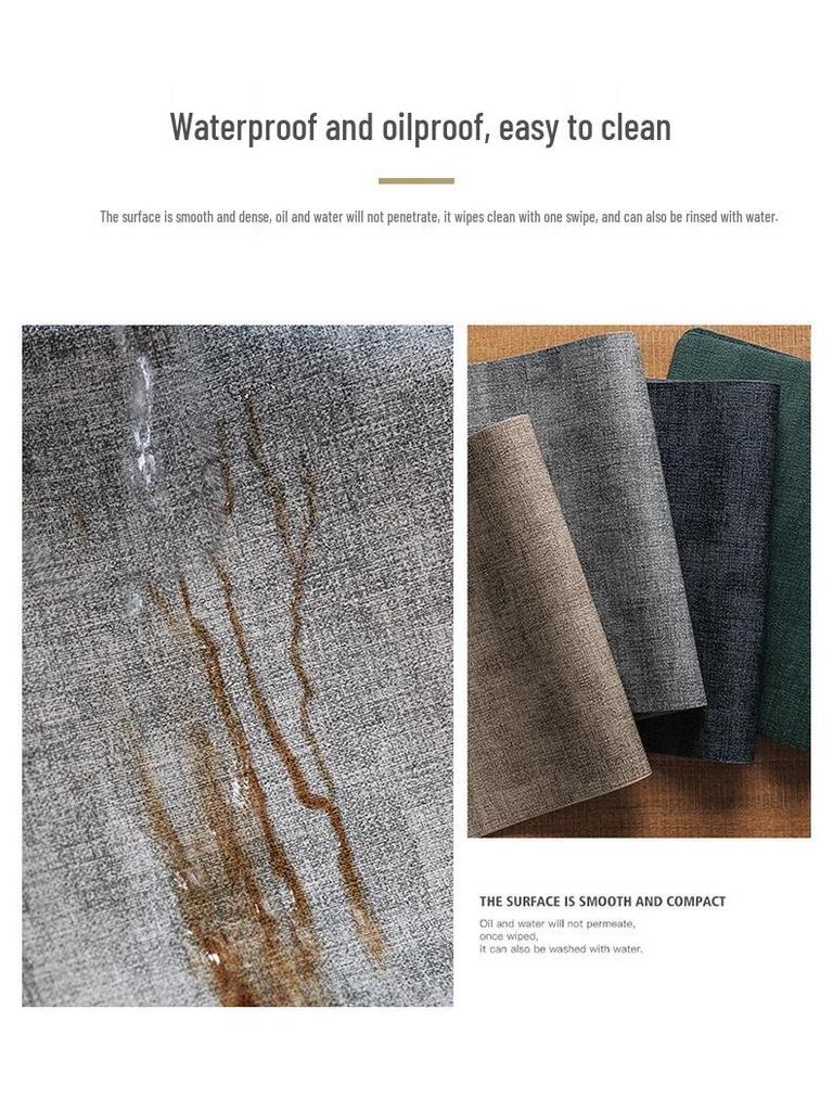 Nordic Luxury Leather Placemat: Waterproof, Oil-Proof, Heat-Resistant, Round Dining Table Mat.