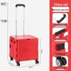 Handun Medium 4-Wheel Foldable Shopping Cart