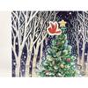 Sanrio Christmas Message Tree In the Greeting Ships JX SANRIO 523836 Card, Card, Forest, Card, Overseas, 41-3,